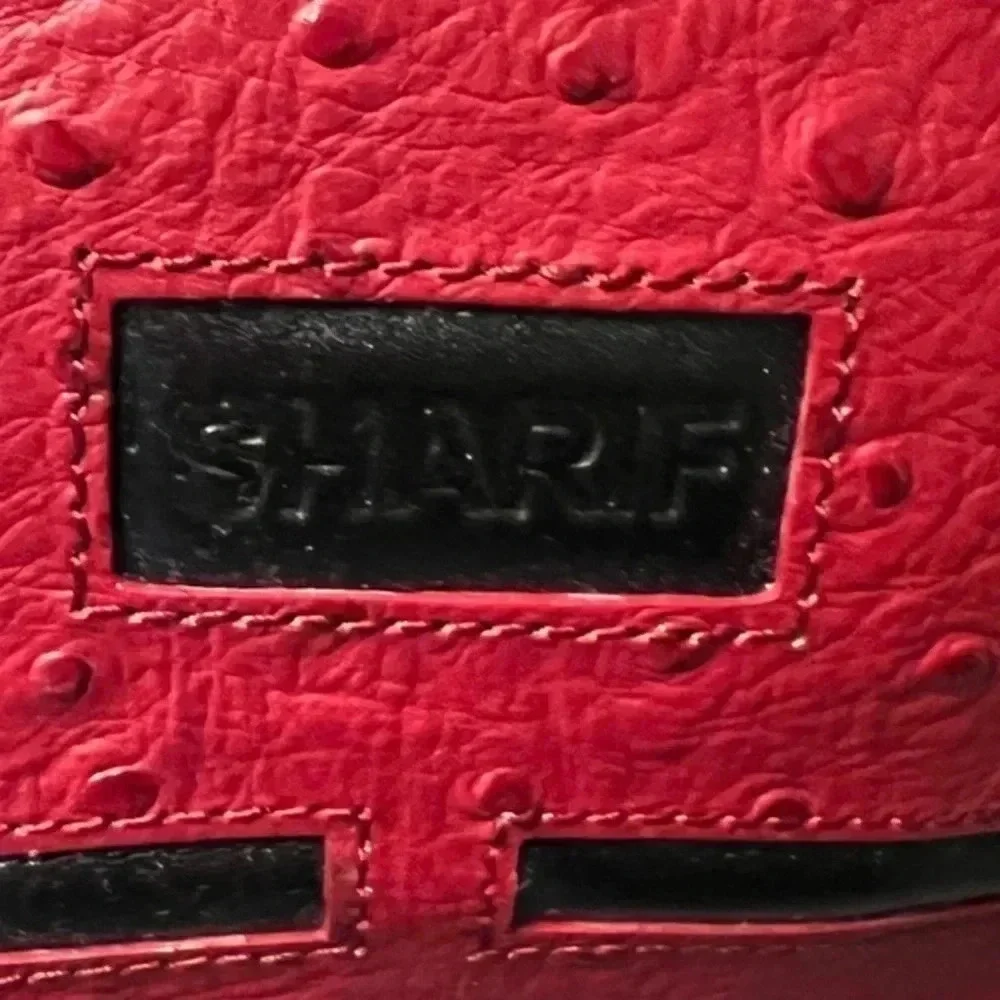 Sharif Red Satchel